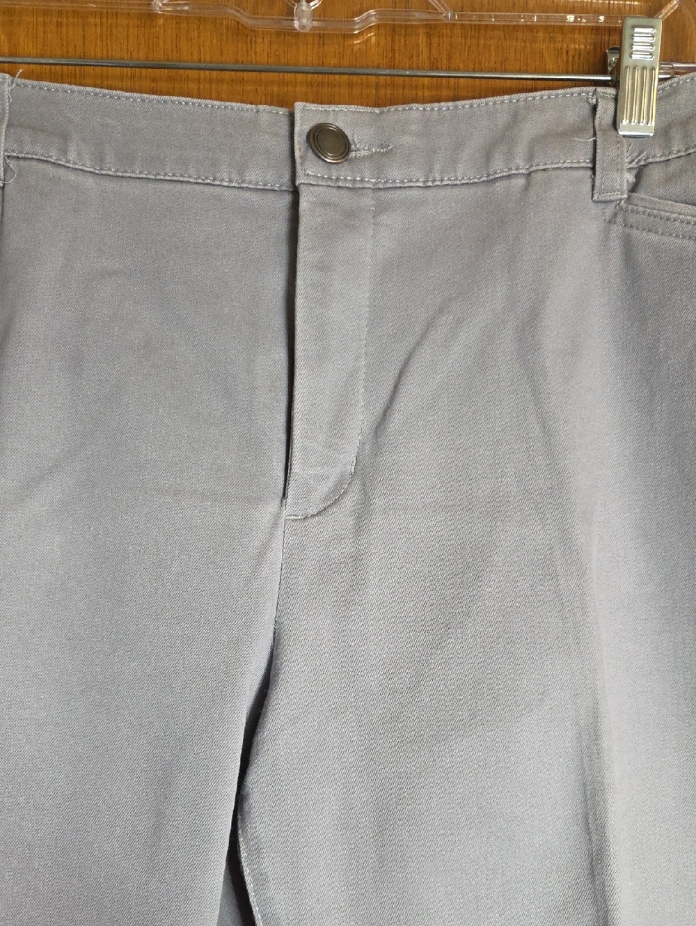 Christopher & Banks Light Gray Trousers - Picture 3 of 9